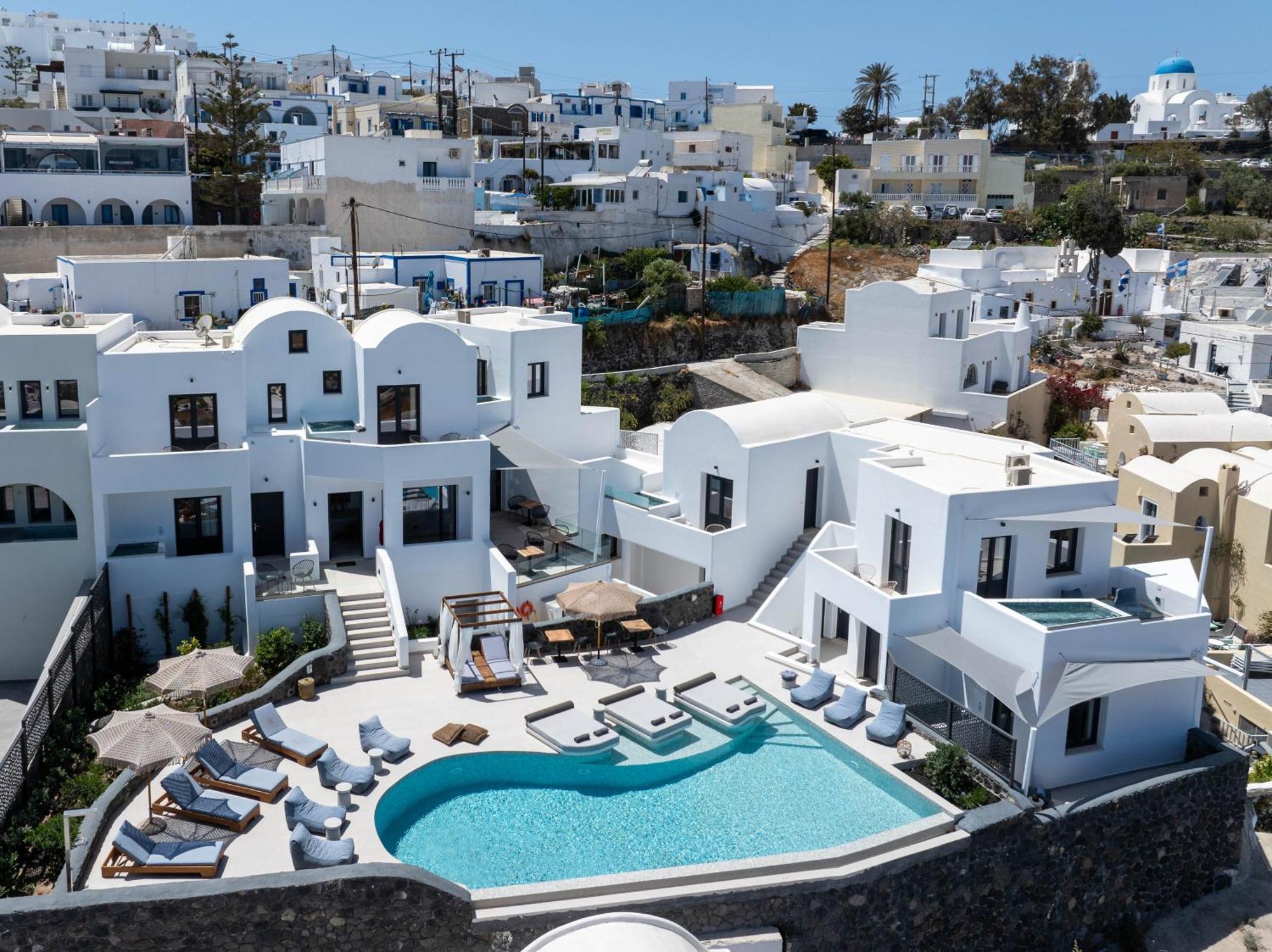 Cuore Santo Suites Fira  Bagian luar foto