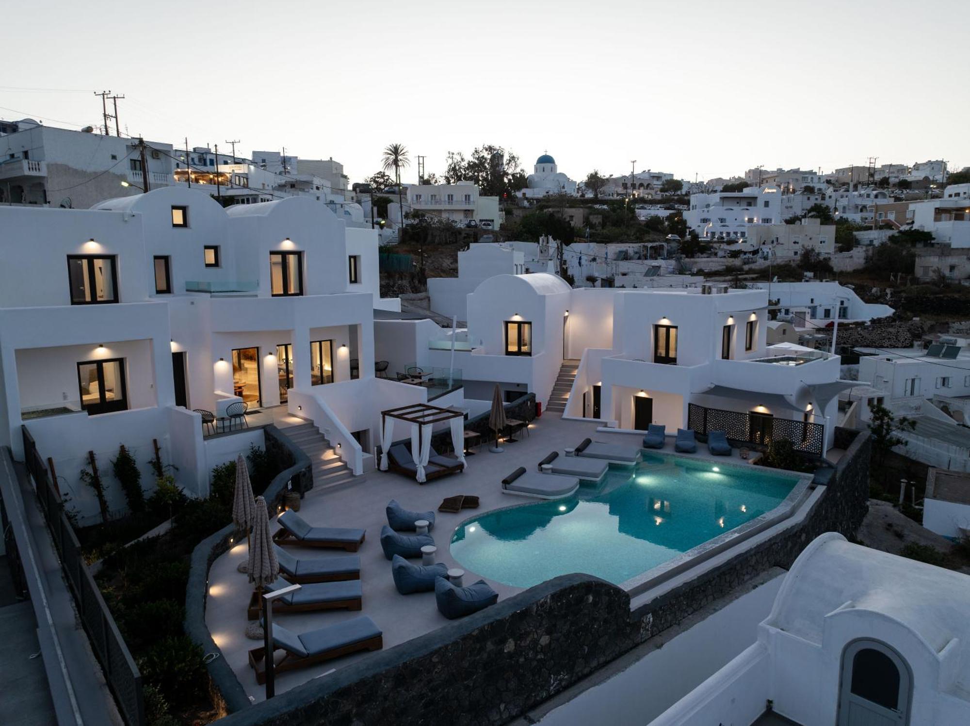 Cuore Santo Suites Fira  Bagian luar foto