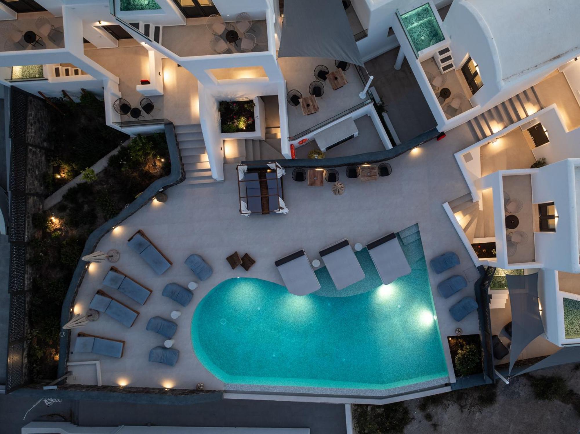 Cuore Santo Suites Fira  Bagian luar foto